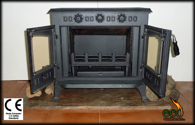 Wood Stove with Back (water) Boiler - The Cadiz